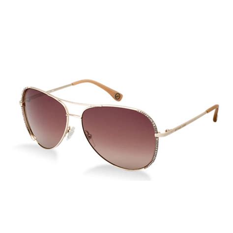 michael kors sadie crystal aviators rose gold|MICHAEL Michael Kors Sadie Aviator with Crystals.